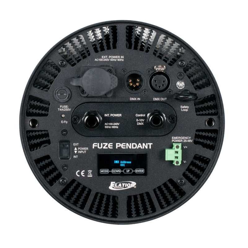 FUZE PENDANT ELATION 230W 5IN 1 RGBWL 45� LED ARMATUUR