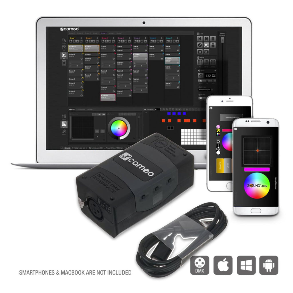 DVC D5 CAMEO USB TO DMX INTERFACE CAMEO SOFTWARE BY DASLIGHT