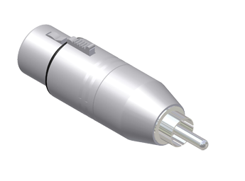 ADAPTER XLR VROUWELIJK - RCA MANNELIJK BASIC SERIE
