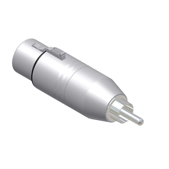 ADAPTER XLR VROUWELIJK - RCA MANNELIJK BASIC SERIE