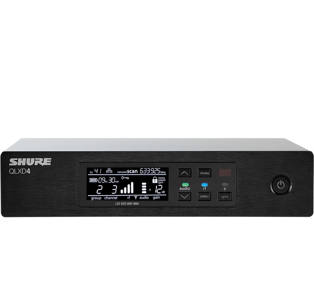 QLXD4-H51 Ontvanger Shure (534-598MHZ, BE)
