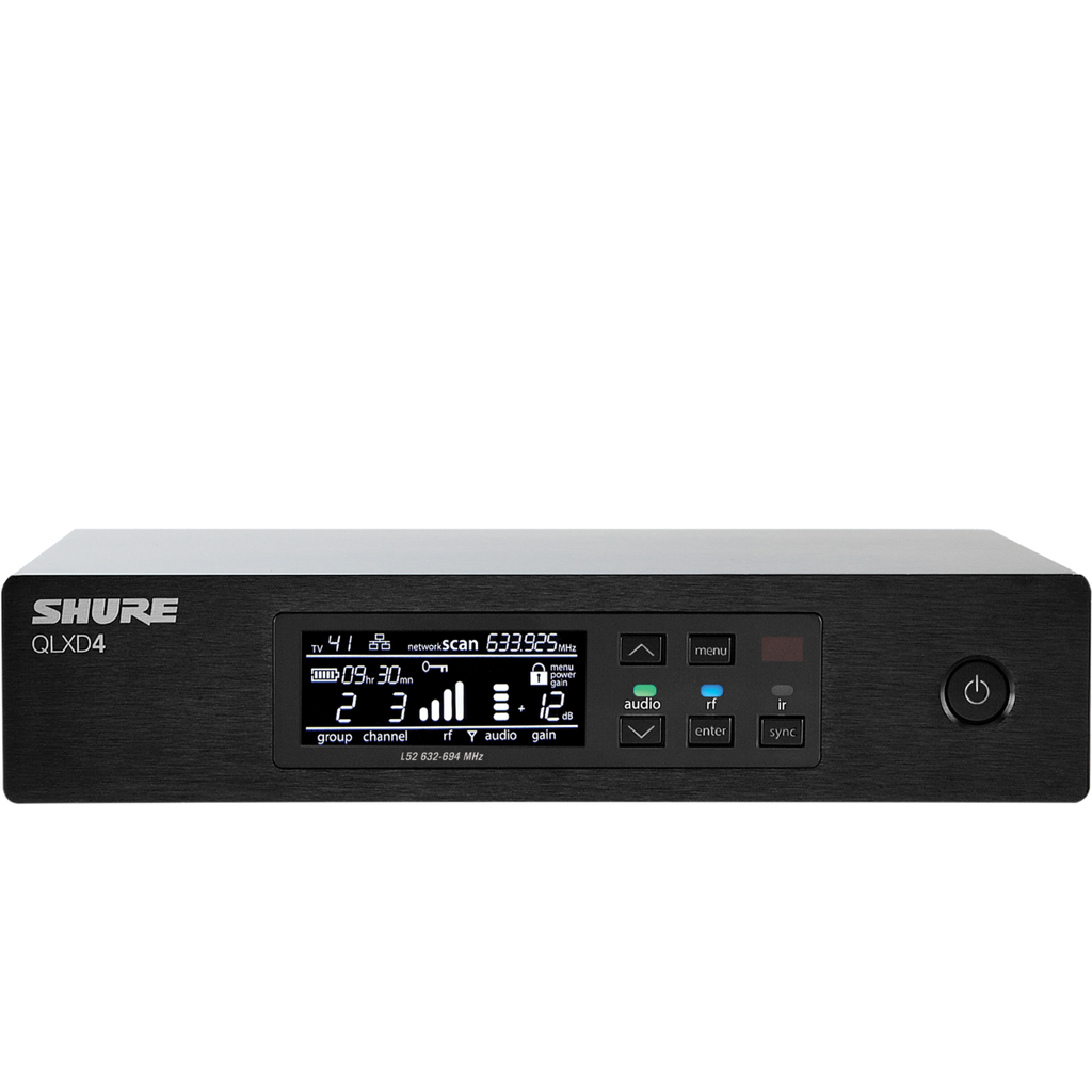 QLXD4-H51 Ontvanger Shure (534-598MHZ, BE)