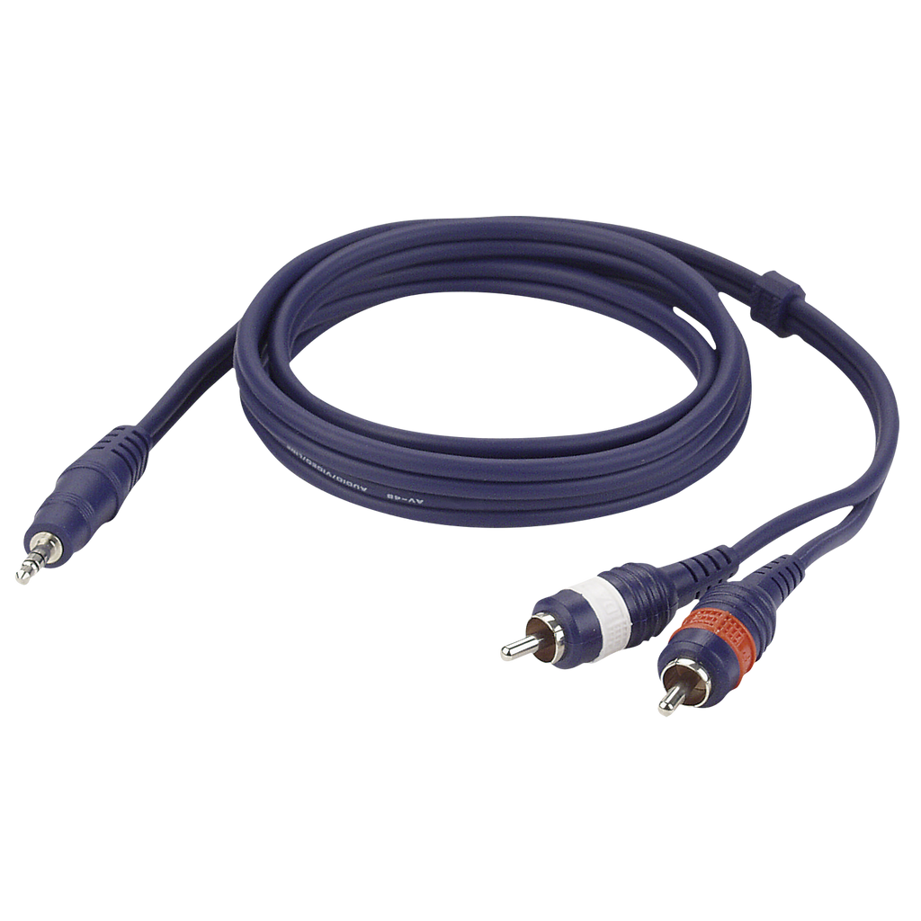 FL30150 DAP Signaalkabel Stereo Mini-jack naar 2 RCA