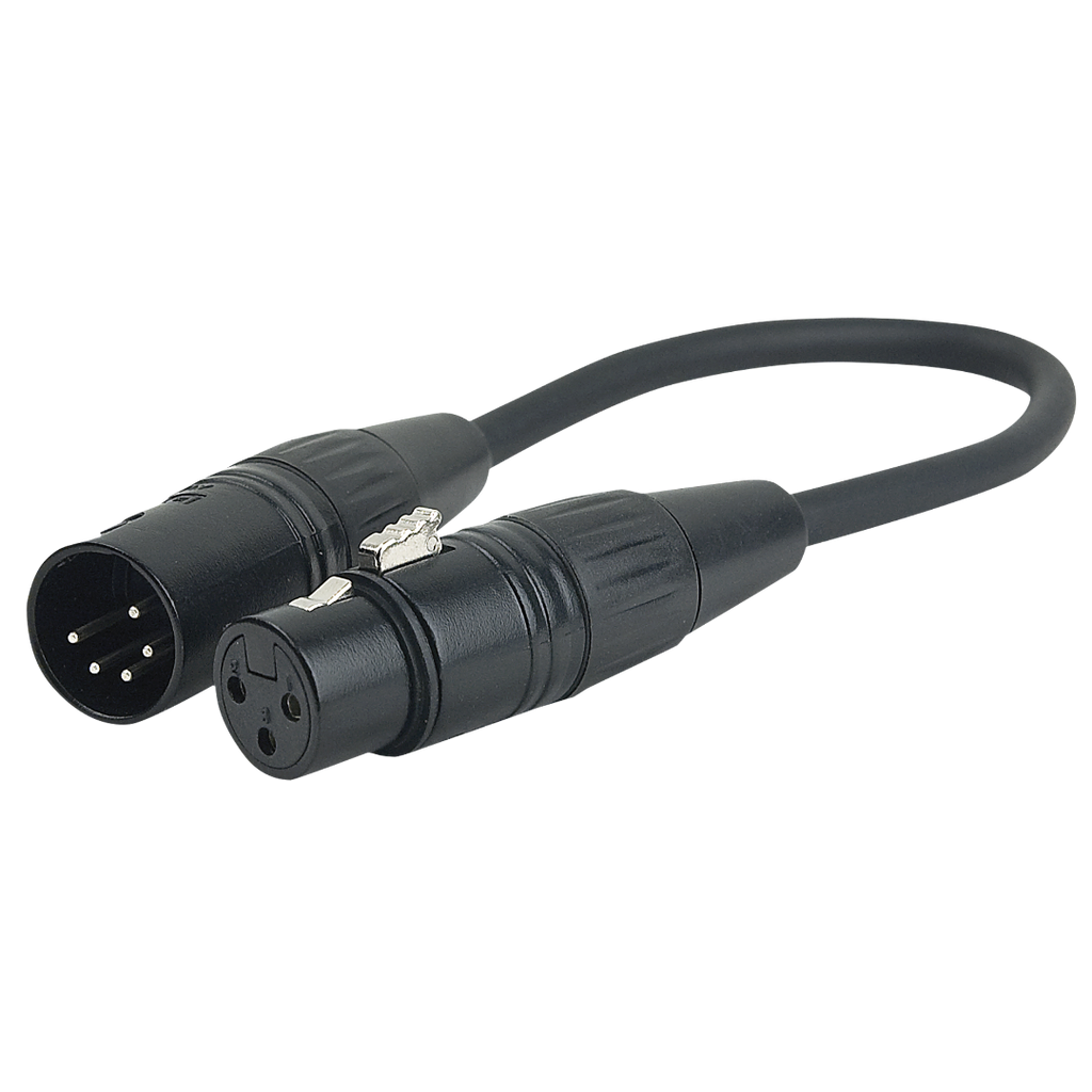 FLA36 DAP XLR(m) 5-pin naar XLR(v) 3-pin Overgang