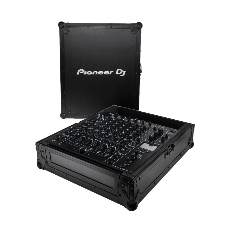 FLT-DJMV10 PIONEER DJ FLIGHTCASE MET WIELEN (ZWART)