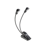 12244 K&amp;M MUSIC STAND LIGHT DOUBLE4 LED FLEXLIGHT