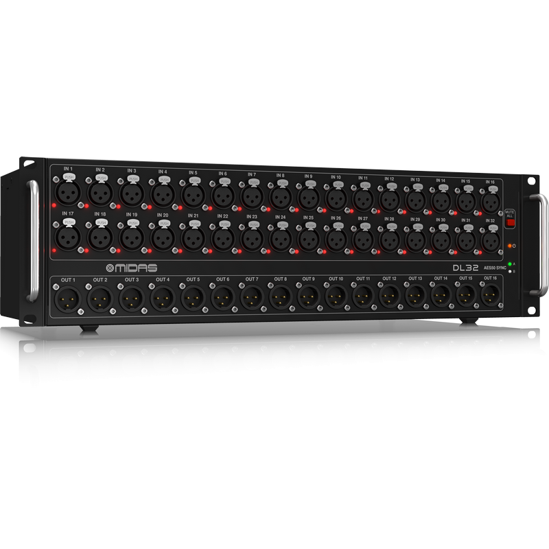 DL32 MIDAS DIGITAL STAGEBOX 32 INPUTS / 16 OUTPUTS