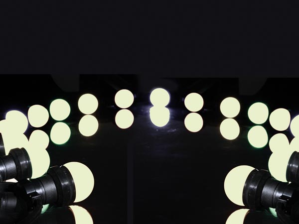 Witte Led Feestslinger HQ Power (11.5m)