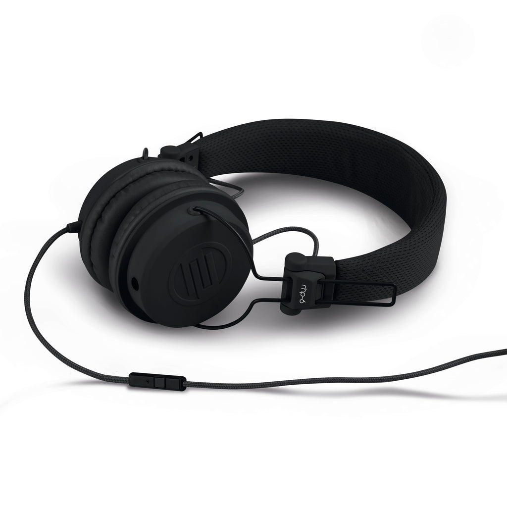 RHP-6 BLACK RELOOP HOOFDTELEFOON ZWART