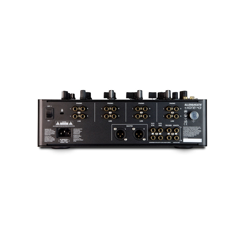 XONE:43 Allen&amp;Heath 4-kanaals analoge DJ-Mixer  
