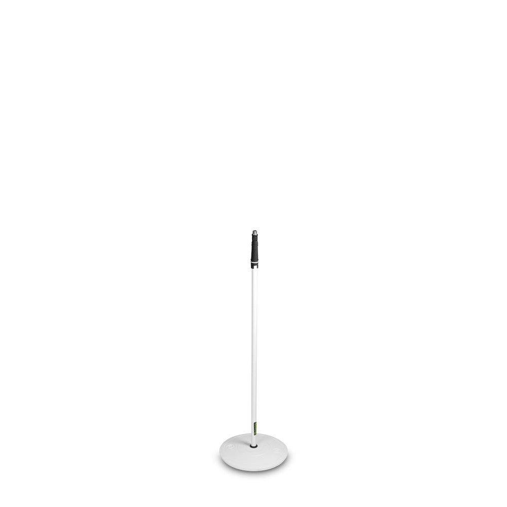 MS 23 W GRAVITY MICROPHONE STAND WITH ROUND BASE WHITE