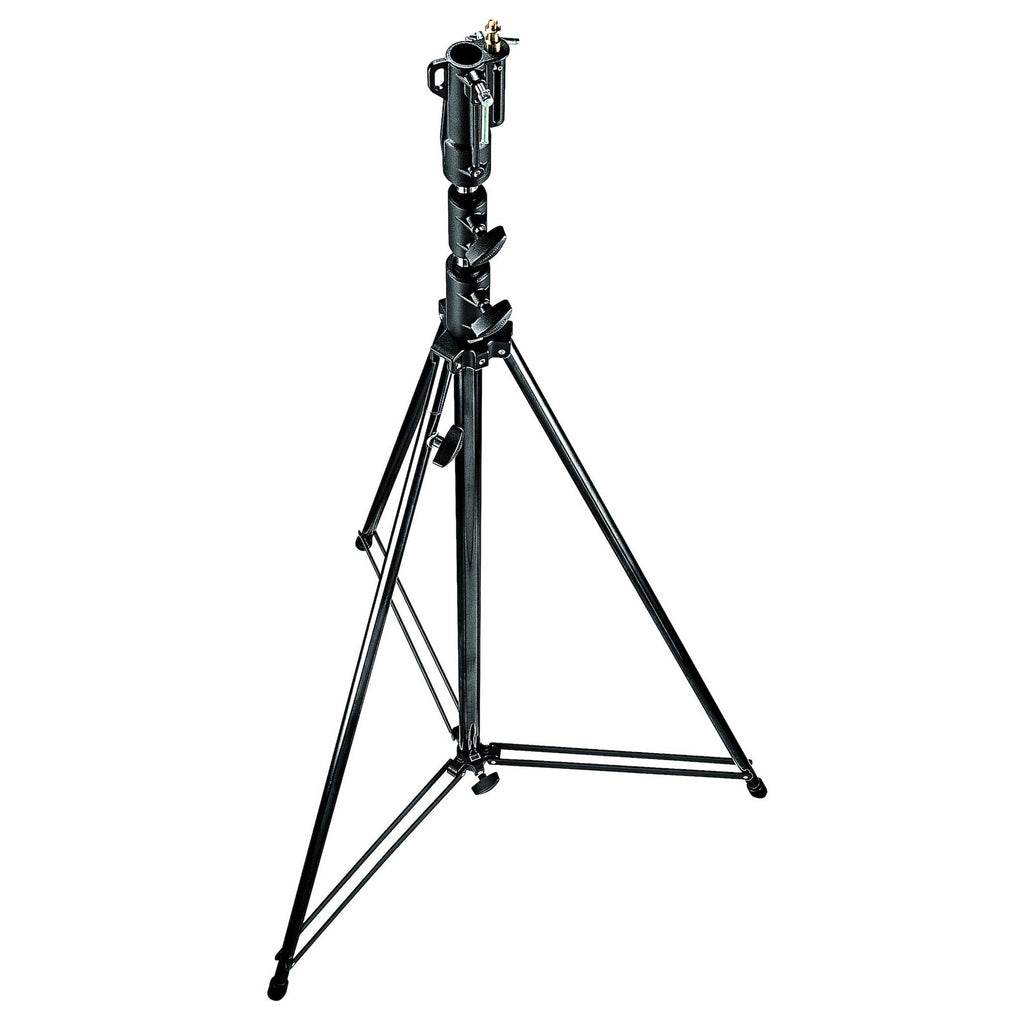111BSU MANFROTTO  LICHTSTATIEF ZWART MAX 3.80M 20KG