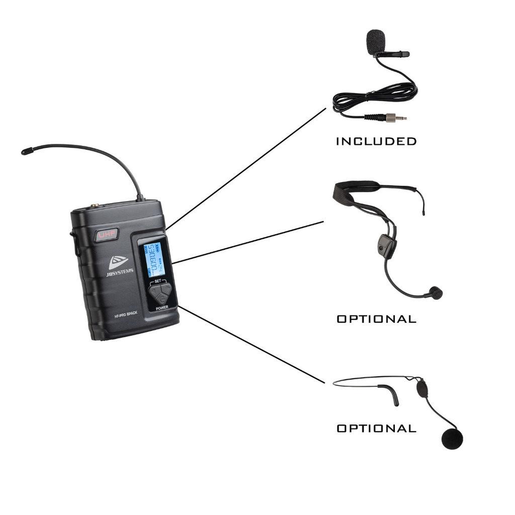 HF-PRO Bpack JB Systems Wireless Bodypack