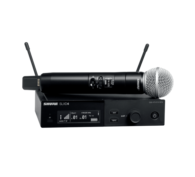 SLXD24E/SM58-H56 SHURE WIRELESS HANDHELD SYSTEM (518-562MHz)