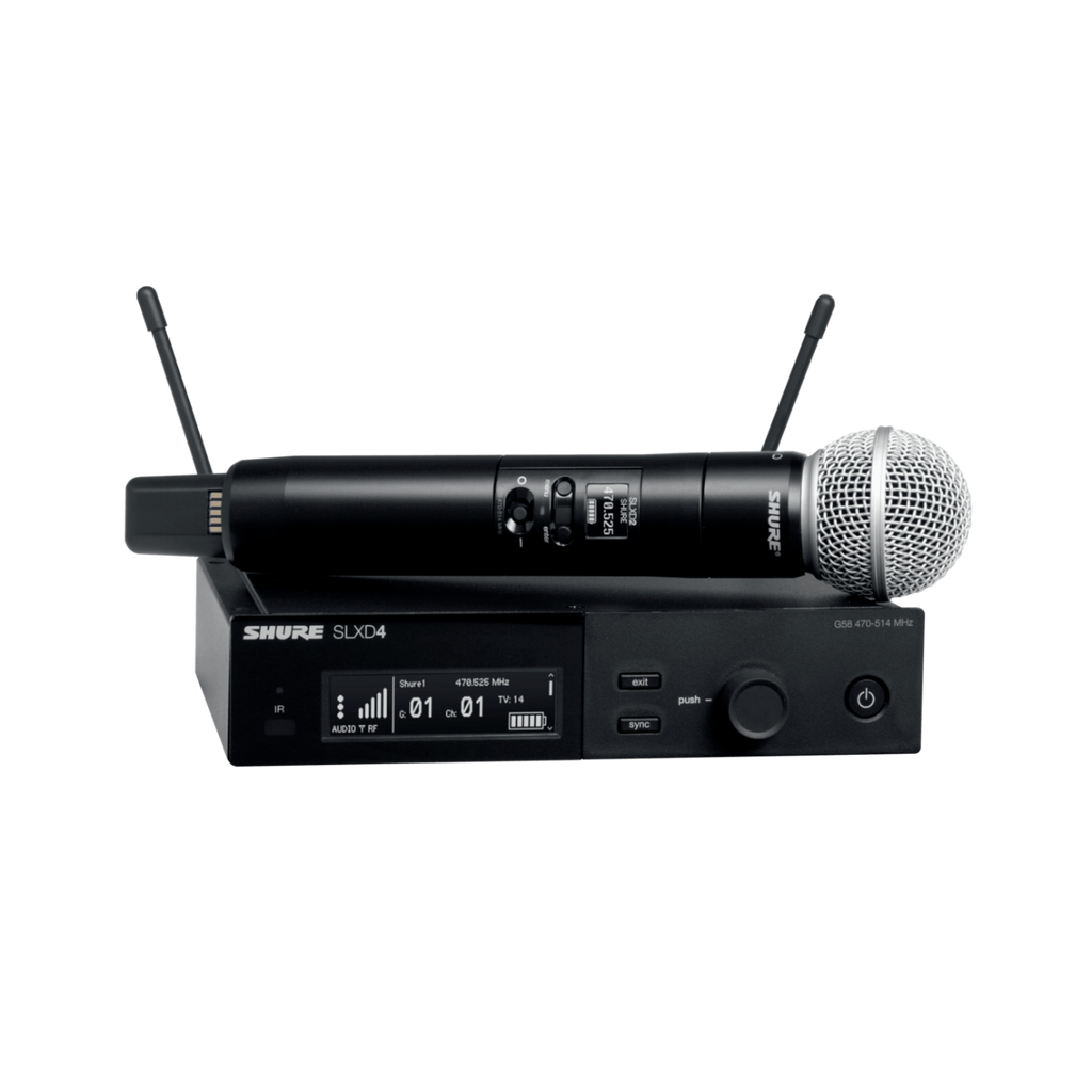 SLXD24E/SM58-H56 SHURE WIRELESS HANDHELD SYSTEM (518-562MHz)