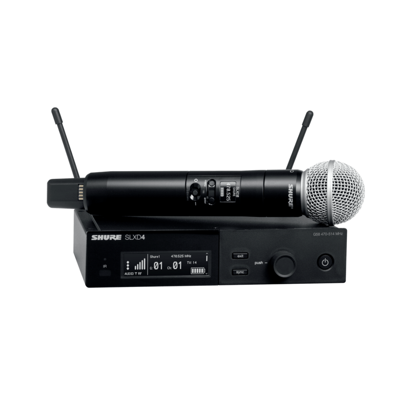SLXD24E/SM58-H56 SHURE WIRELESS HANDHELD SYSTEM (518-562MHz)