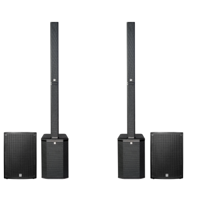POLAR 12 MK2 HK Audio Kolomluidspreker incl Cover (Zwart)