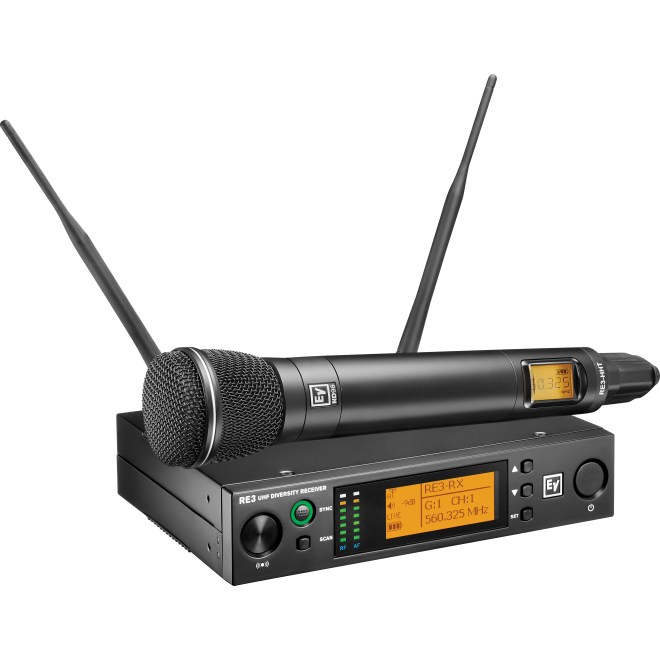 RE3-ND96-5L ELECTRO-VOICE Handheld systeem (488 – 524 MHz)