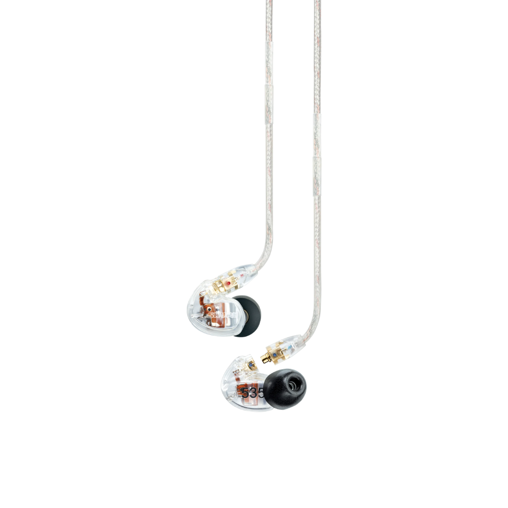 SE535-CL SHURE TRIPLE HIGH-DEFINITION EARPHONES CLEAR (PRO)