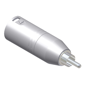 ADAPTER XLR MANNELIJK - RCA MANNELIJK BASIC SERIE