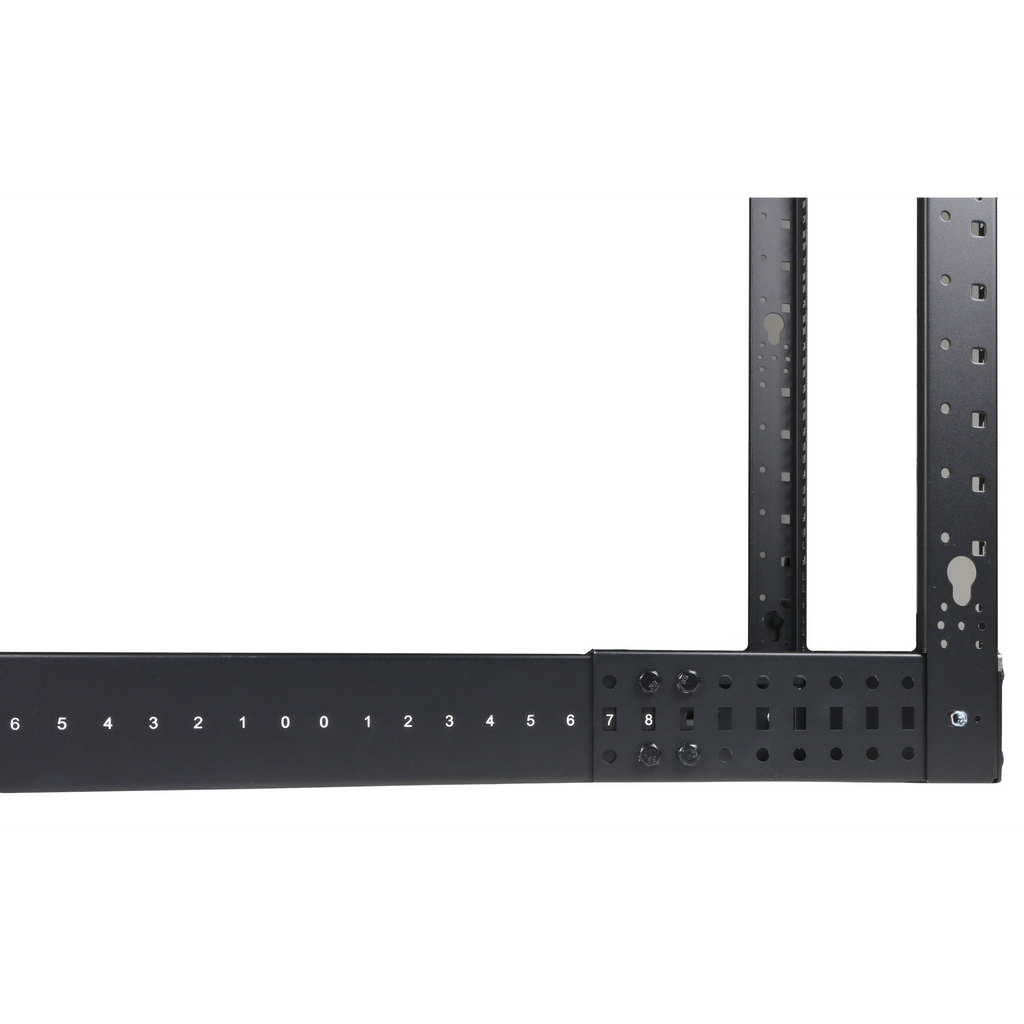 4-POST OPEN FRAME 19" RACK - 42 UNIT - 550~950MM MAX 450KG