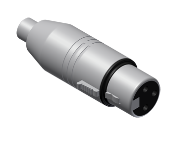 ADAPTER RCA VROUWELIJK - XLR VROUWELIJK BASIC SERIE