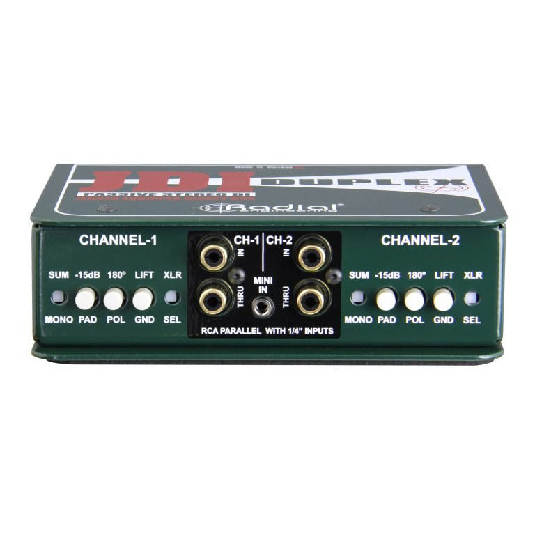 JDI DUPLEX RADIAL Passive Full-Featured Stereo DI