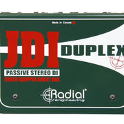JDI DUPLEX RADIAL Passive Full-Featured Stereo DI