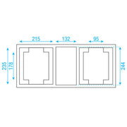 Case voor 2x Phantom 65 Showtec Value Line