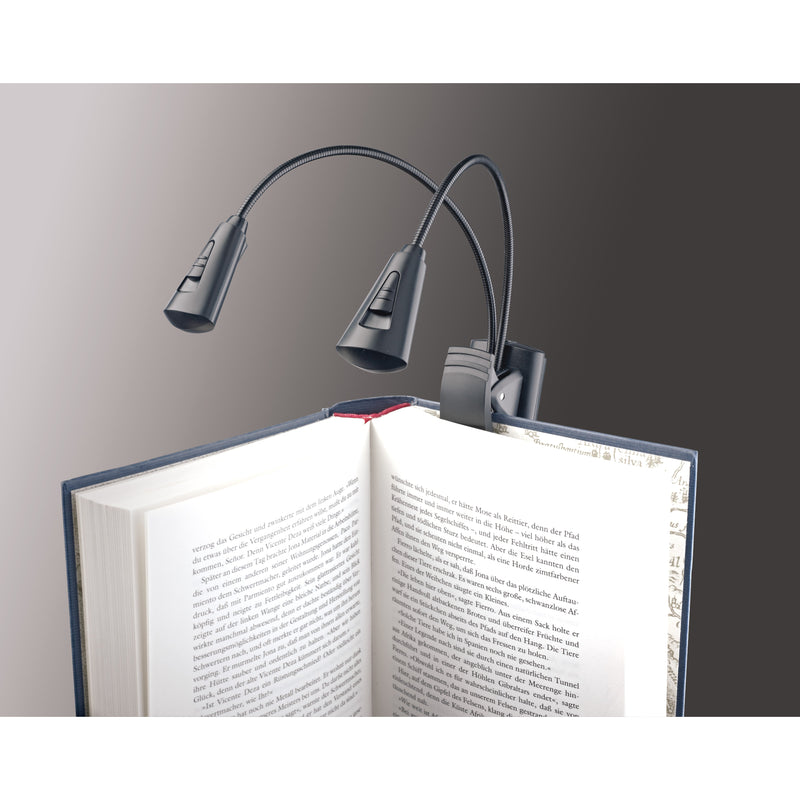 12244 K&amp;M MUSIC STAND LIGHT DOUBLE4 LED FLEXLIGHT