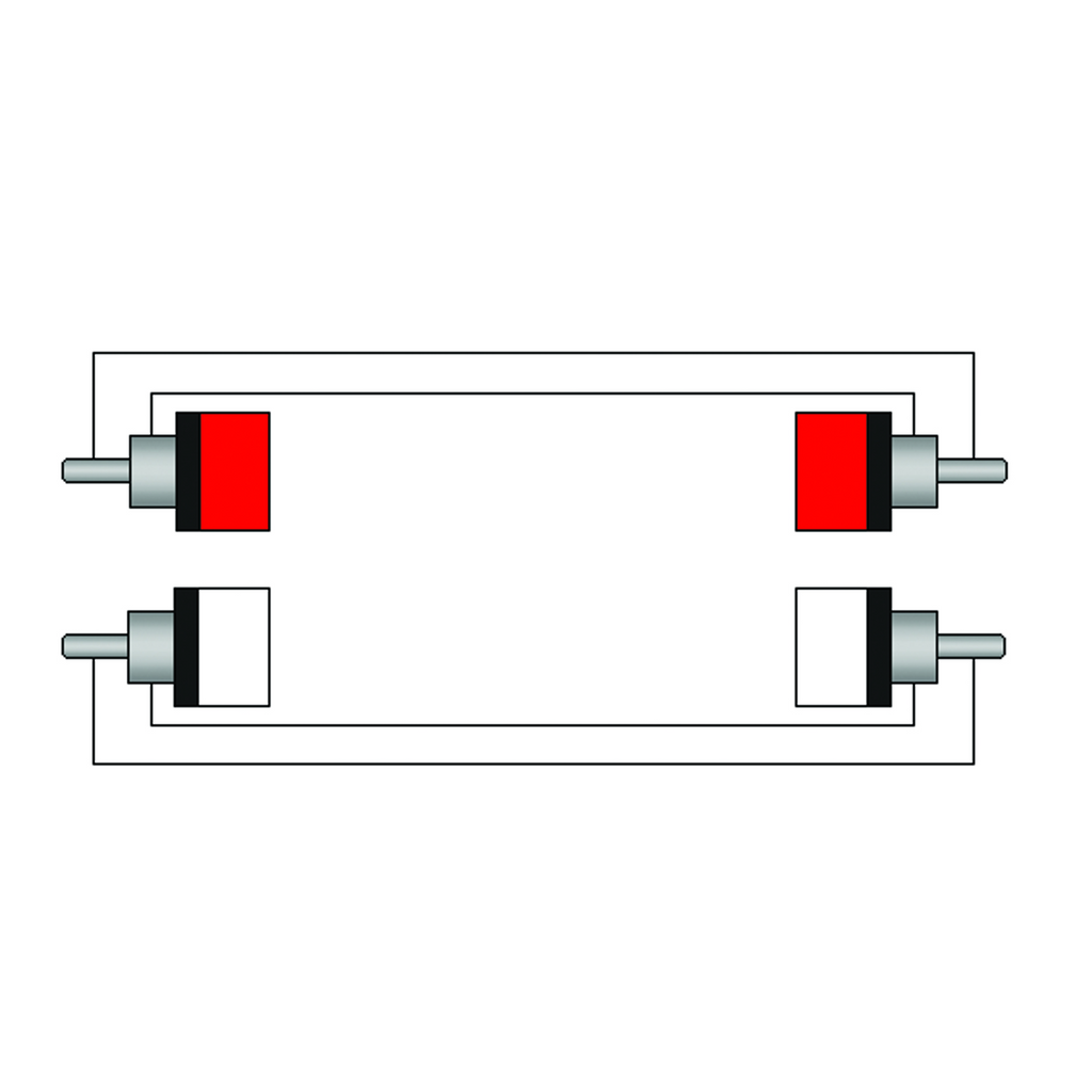 2 x RCA MANNELIJK - 2 x RCA MANNELIJK 5m PROCAB