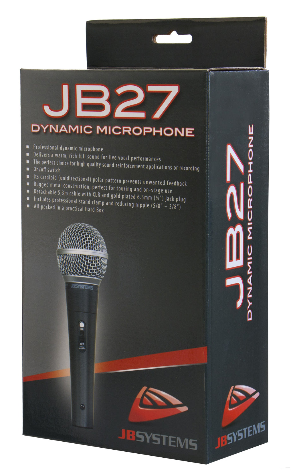 JB27 JB PRO DYNAMIC MICRO (INCL. XLR-JACK 5.3m KABEL)