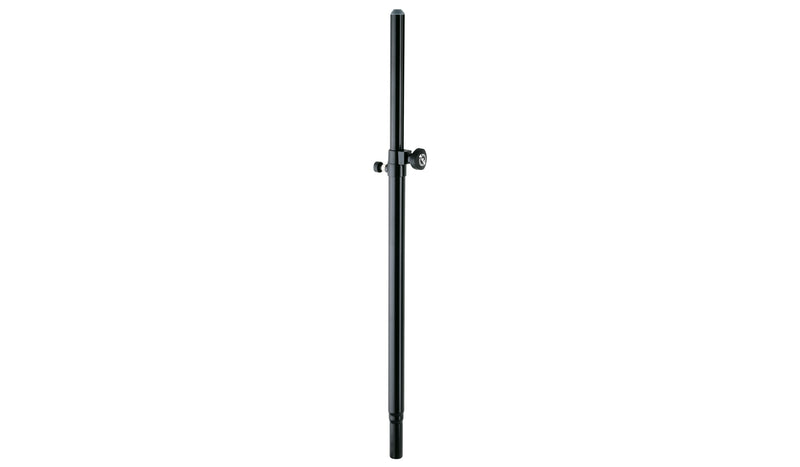 21336 K&amp;M Tussenpaal Zwart 35mm   94.5Cm - 1.47cm