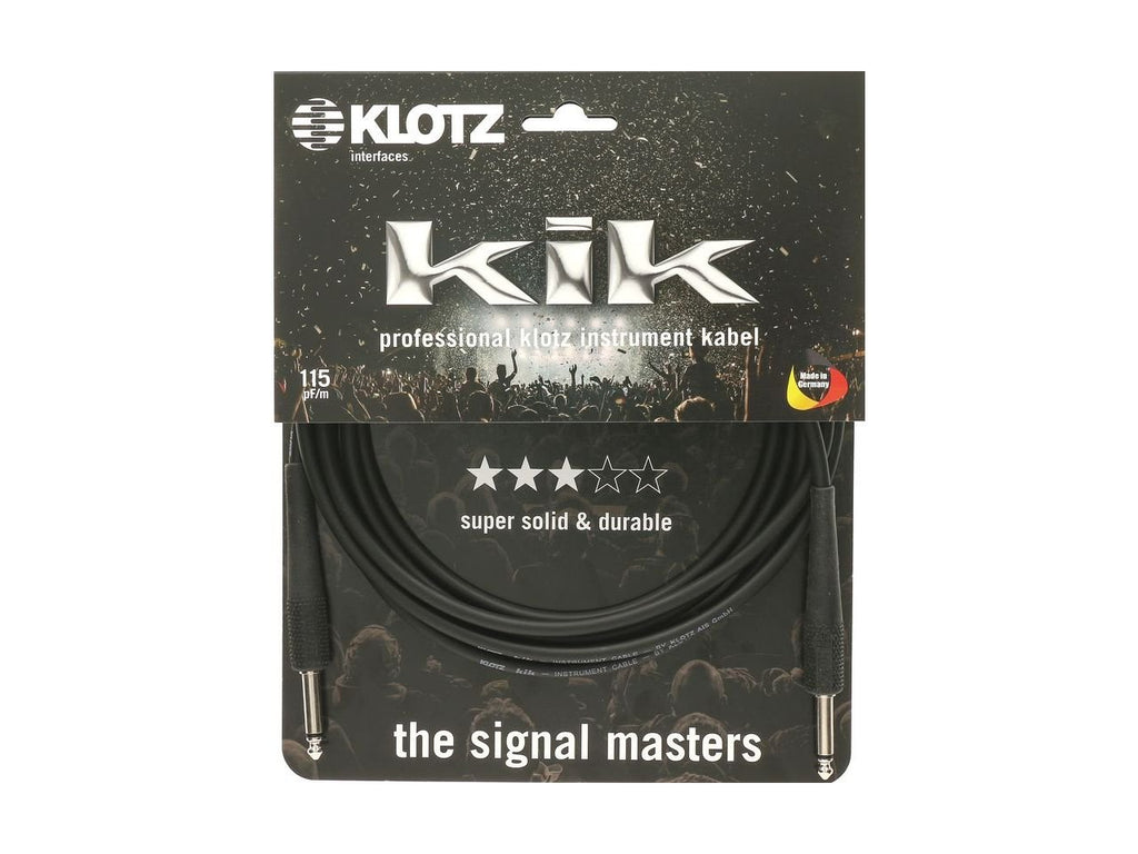 Jack Gitaarkabel 3m Klotz