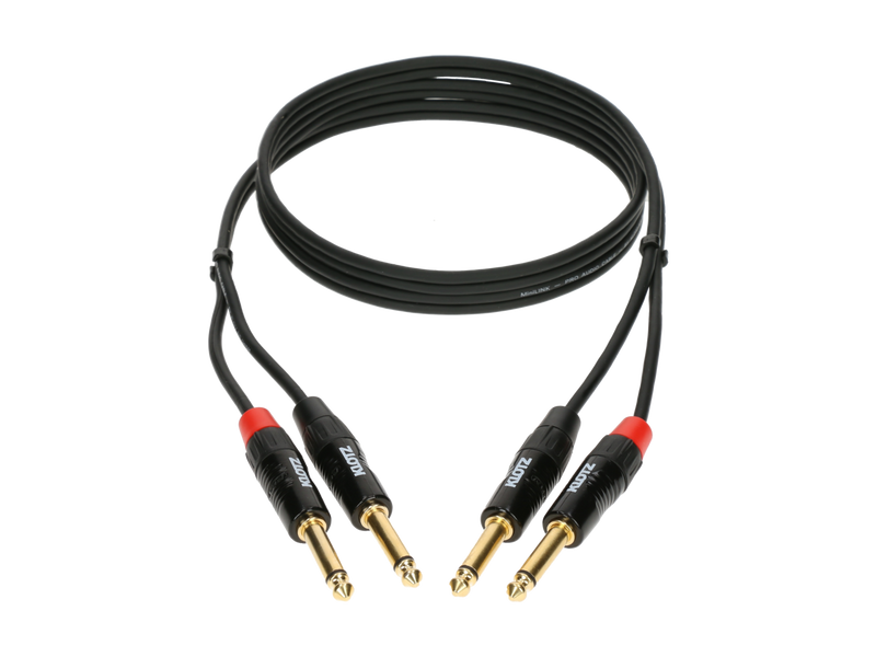 KT-JJ150 Klotz Dubbele Mono Jackkabel (1,5m)