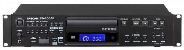 CD-200SB TASCAM CD/USB/SD PLAYER INCL. REMOTE CONTROL*