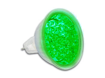 LED LAMP DICROID MR 16 50MM 12V GROEN