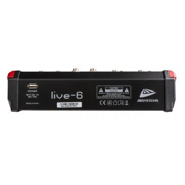 LIVE-6 PA-Mixer JB Systems