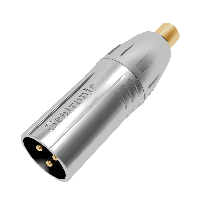 OVERGANG XLR 3P M naar RCA F Seetronic
