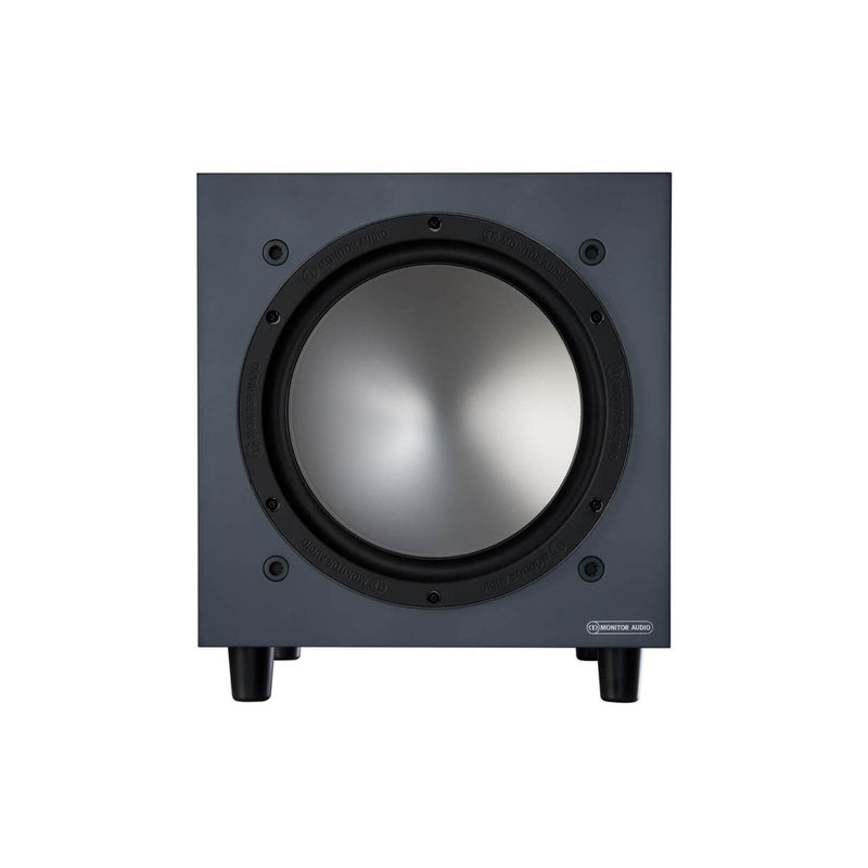 Bronze W10 Wallnut Actieve Subwoofer Monitor Audio 