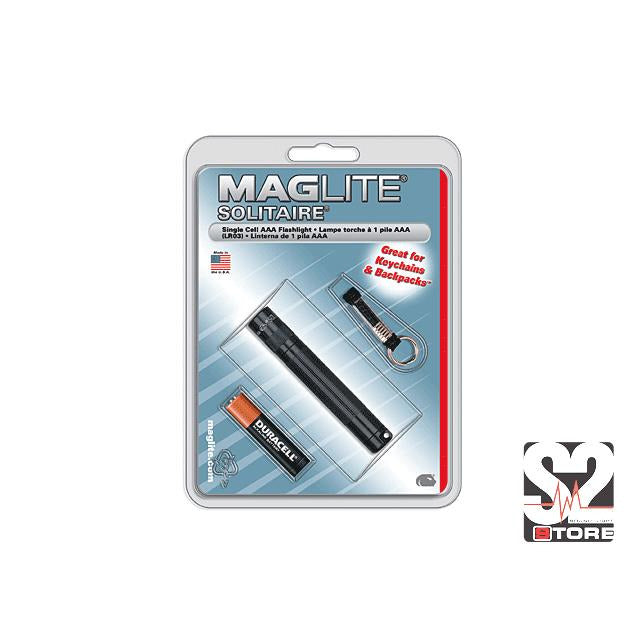 MAGLITE SOLITAIRE ZWART IN BLISTER