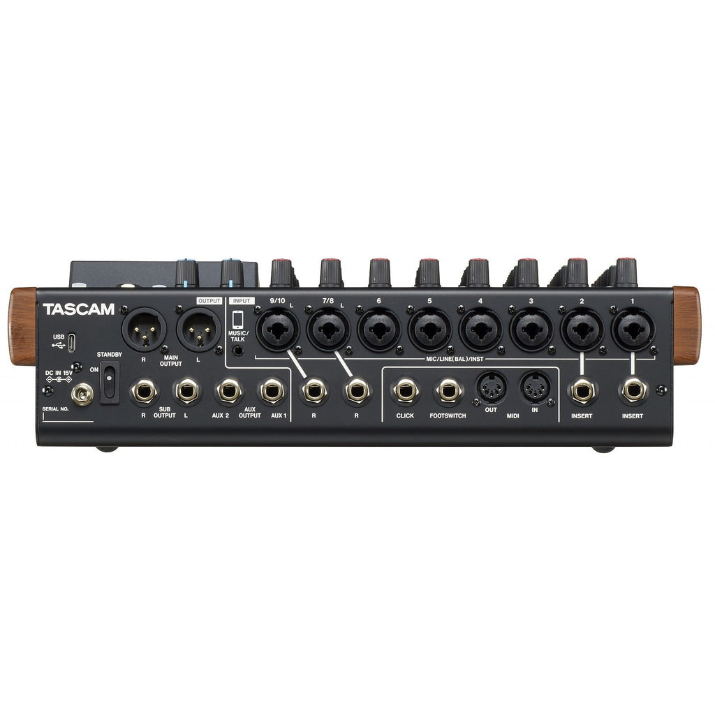 MODEL 12 TASCAM 10-KANAALS MENGPANEEL