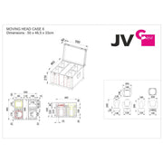 Moving Head Case 6 JV Case
