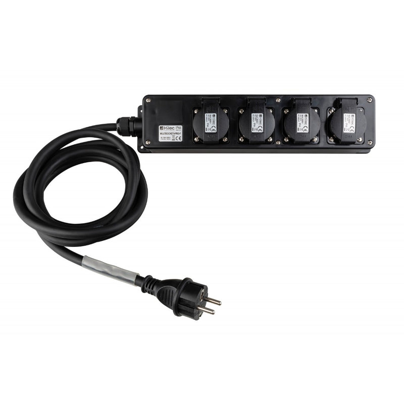 MULTISOCKET4PRO-F-3M VERDEELDOOS 4 VOUDIG 3M IP44 HILEC