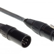 DMX Verloopkabel 5-pin Mannelijk naar 3-pin Vrouwelijk Admiral
