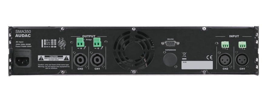 SMA350 AUDAC WaveDynamics™ Amplifier