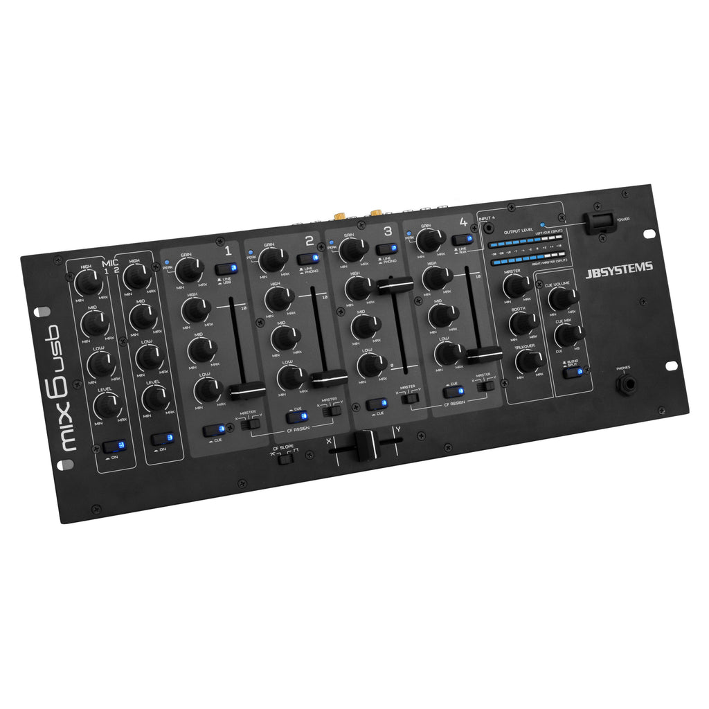 MIX 6 USB JB SYSTEMS 19-inch mixer with USB
