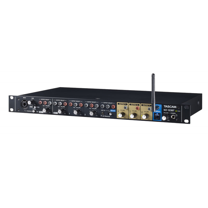 MZ-123BT TASCAM COMPACT MULTI-ZONE AUDIO MIXER + BLUETOOTH