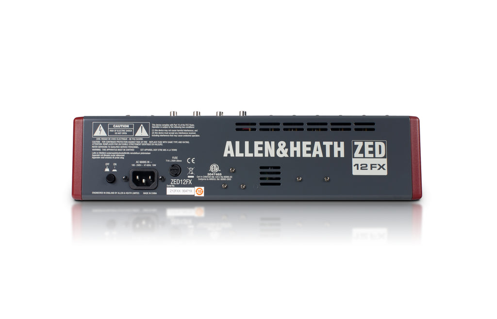 ZED-12FX ALLEN &amp; HEATH 12-kanaals analoge mengtafel met FX