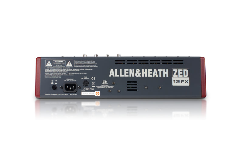 ZED-12FX ALLEN &amp; HEATH 12-kanaals analoge mengtafel met FX
